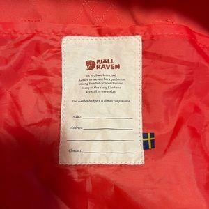 Fjallraven backpack in excellent condition no rips or stains